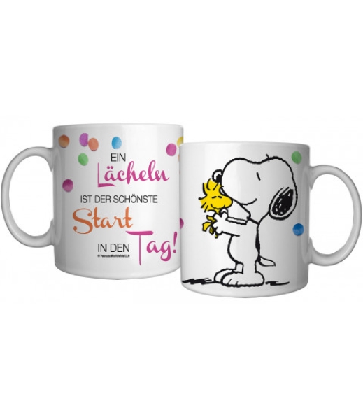 The Peanuts 0125358 - Tasse ''Ein Lächeln'', ca. 320 ml, Keramik